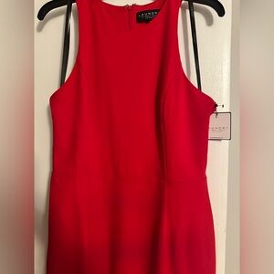 Laundry by Shelli Segal red bubble hem dress size 12 new with tags